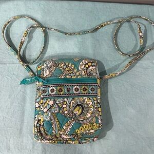 Vera Bradley Peacock Cross Body Purse-Retired Pattern